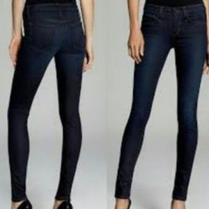 Joe’s Jeans The Skinny Mid Rise Dark Navy Jeans